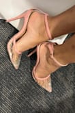 Absolutely love these heels. Ordered them on a whim, and get nothing but compliments. They are quite comfortable to wear - Chloe B.