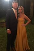 I wore this to an early October wedding in Florida and it was perfect for the heat outside with the open back. I hemmed it up for height but only at the bottom, and the slit only became an issue if a big gust of wind came through! Lovely with heels and easy to wear!
I was also about 3 months pregnant when I had to attend the wedding (unexpectedly) and the waist line sat perfect to conceal my little bump! - Jillian D.