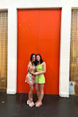This two-piece outfit is super cute and the color is perfect for the summer!! I got this to wear in Palm Springs for a bachelorette party and it was such a cute outfit. My only complaint is that it does wrinkle super easily. I went to dinner and by the time I stood up after dinner, the shorts were really wrinkled. - Caroline G.