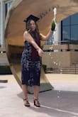 This dress is an absolute showstopper! Fits like a glove and was for my graduation! Can't wait to wear it again for future events! - DANA M.