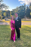 I absolutely loved this dress! I wore it to my boyfriends, brothers wedding. This gown looks ten times more expensive than it really is. I ordered an XS and S to see what fit better, that XS was perfect. I did have to get it tailored, I took it up about 2 inches from the bottom, even with 4 inch heels it was too long. I also don't love trains on dresses, and this dress has a little train so I tailored it off. I also took it up from the top about an inch because I have no boobs (lol). Other than that, this dress is worth every penny. I hate that I had to spend more money to get it tailored, but is what it is! I might even order this in Navy for another wedding next month, got compliments all night. A few girls also asked to borrow it! Definitely get this dress, I would just suggest getting two sizes and returning one, we're all built a little differently, I almost just got a size S but glad I ordered the XS as a backup. - Jordan L.
