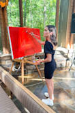 The quality of this dress is so good and the fit was just right. Its also a very good length, not too short and not too long! I bought this to do a live wedding painting in and I received several compliments. - Jarah J.