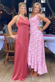 So many compliments on this dress! The zipper on the back would not zip up. I'm very narrow in that area so it was a bit surprising. If I went up a to size Small it would've been too big in all the other areas. I had it tailored to adjust the zipper which was costly. It was a beautiful color dress and very comfortable. - Josephine D.
