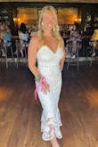 I am obsessed with my bridal shower dress! Medium fits me like a glove. So flattering!! Can't wait to wear this :) - Chloe T.