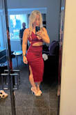 Loved this dress. Super comfy. Hugged in all the right places!! Made for a great time in the big city! - Erika S.