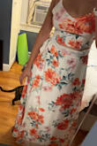 Came as pictured. It's just too long and when I lift it higher it looks like 1 piece and not 2. Very cute style if you want to get it hemmed. - Jennie R.