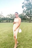 The material and overall the dress is very nice. Received lots of compliments! I think only it would've been better on xs cause under the armpits was loose but nothing that others could tell. - Maria A.