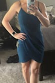 I bought two dresses for a party, this being one. I ended up choosing the other dress to wear as this dress is SEXY and seemed inappropriate for a children's party but, date night here I come! The dress is forgiving with some stretch and is the perfect length as I'm 5'2". Quality material and a purchase I'm very happy with. - Laura W.