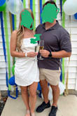 I bought this dress for my backyard engagement party and it was perfect. Didn't feel stiff in it at all. I felt very comfortable, yet looked classy/dressed up at the same time. Definitely recommend! - Hannah H.