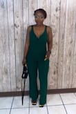 This jumpsuit was a really nice fit. It felt nice and soft on my skin. - Linda D.