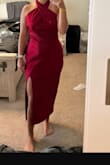 Love the style but felt the material was a lot up by my chest/neck - Ashley J.
