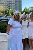 Fits perfect. Love the material. Got so many compliments. Wore it to the white dinner in Philadelphia - Dolores R.