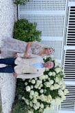 I bought this dress to wear to my sister's wedding in Cape Cod. I loved how flattering it was. It covered my upper arms but in a pretty way. Also, I loved that it did not wrinkle with travel. - Alycia W.