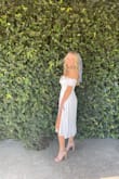 I bought this dress for my bachelorette and it was perfect!! It is a little bit sheer on the bottom so make sure you wear nude underneath! - Amy P.