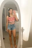 Goes well with any shorts or jeans. Easy to just throw on, and looks good without much effort which is always a win in my book. Didn't even bother wearing pasties. - Julie L.