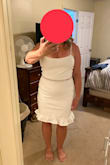 I wore this for the dancing part of my wedding reception, adding a rhinestone belt for some sparkle! Great quality and perfect fit! Love it! - Karen M.