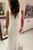 This dress was amazing >) so many compliments at my white soirée! Wore this dress without bra or panties. - Susana C.