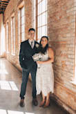 Such a perfect outfit to wear for any wedding related event! Wore it to my Covid wedding!
Fits perfectly - Kayla M.