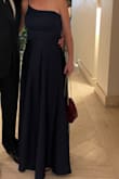 This was the perfect dress for a black tie event. I had it hemmed a bit because it did run long but the fit was just right. Super comfortable and easy to wear. I received a lot of compliments and felt great! - Johanna A.