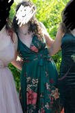 I loved the dress! the fabric is beautiful, feels high quality, and sits great on the body.

The dress is quite long and was little bit loose on the waist for me, but a small alter made it perfect, and I wish the slit was a bit higher. 
The open back doesn't go with a bra but the adjustable straps mad it perfect.

Overall it's a stunning dress and I highly recommend it. - Efrat B.