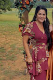 I felt comfortable the moment I tried it on.  I recieved so many compliments.  I was nervous it was too casual, but the look and feel were beautiful for my daughters Forest wedding. Thank you Lulus. - Stacy B.