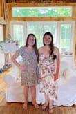 I loved this dress! It was perfect for my bridal shower. I added some pads in it from an old sports bra just to provide a little support so I didn't have to get a strapless bra to wear in it, worked perfectly! The straps are adjustable which helps too! It did need a quick steam before wearing but I just steamed it on low heat and it came out great. - Alison S.