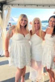 I wore this dress for my grandmother's 80th birthday white party celebration. It got a lot of compliments. It was a little but snug because I put on weight recently, but overall it was a good fit. I didn't even have to wear a bra with it. Recommended for curvy girls:) - Emma J.