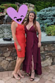 Wore it for an outdoor wedding this summer and felt incredible in it. I loved the corset back which was very figure flattering for my body type. I actually just ordered this same exact dress in white satin for my upcoming wedding in Vegas! - Brittany M.