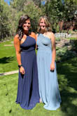 This dress was absolutely stunning. Material thick enough to not show any body flaws. Beautiful color. I was complimented non stop on how stunning it was. My daughter is also wearing a dress from lulus that she absolutely loved - Desiree L.
