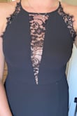 The fabric is amazing against my skin. I don't have to wear a bra, which is great. I tried it on to show the bride and my husband. I also didn't want to take it off once I had it on. This dress is definitely recommended!! - Sara B.