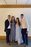My favorite dress! I ordered it in another color to have for other events! (I don't have a pic in the green yet but here's the blue) - Alexandria M.