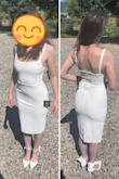 Bought this to wear for my rehearsal dinner and couldn't be happier! Quality thick fabric hugs all the right places! - Alex M.