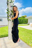 Is a beautiful dress. I love it!! The size is perfect. - Yanetsy