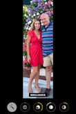 I got lots of compliments. The top is very fitted but has some give in the back. It looked great but my only complaint was with the wind by the beach event I had to hold the bottom of my dress down not to expose my derrière. - Cheryl R.