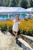 Absolutely fell in love with this dress! I wore it for my bridal shower and got SO many compliments! It fit perfectly based on the suggested fit finder size and the material was of great quality! I absolutely would purchase it again and recommend it to many others! - Rosie B.