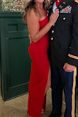 I thought this dress was simple, yet formal. The slit made it just sexy enough! Great dress for the price! - Heather J.