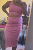 Great pink color style did not accent the best parts of my body. - Kayla O.