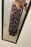 I absolutely love this dress!!! It fit perfectly (I got a size small) and wasn't too long, so I was able to wear it with sandals. - Carly J.