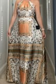 Update: I Bought THREE of these dresses. They all had the ugly pattern. It is extremely noticeable and ruins the otherwise amazing dress. Please fix this Lulus!!!!
Dress is absolutely beautiful and I really want to love it but the front piece of fabric...Pretty terrible placement right on the stomach. It is not luck dependent, they just make the dress like this. A little loose at the waist, very comfortable, and good for larger chests because the top is roomy. - Delanie W.