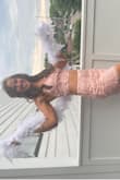 Omg I loved this matching set. Was able to wear it at my bachelorette weekend in Nashville and got so many compliments. Super cute and fun! - Calyne L.