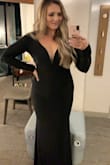 Ordered this for my husband's MC ball and it did not disappoint! It was so flattering and highlighted every curve beautifully. Very stretchy and comfortable too. Also being tall, I am always worried about dresses being too short, but I was able to even wear a 3" heel! - Emily B.