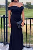 Wore this to a "Black Tie" Summer wedding. Received so many compliments! It was 93° but the dress didn't budge and was super comfortable. It has nice stretch and showed just enough skin. I order from Lulus because I like their jumpsuits for my height. I purchased a Large because my weight fluctuates and I'm busty.
Can't wait to wear this dress again for another special occasion! - Faren H.