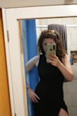 Super comfy material and cutouts that help with the heat. Fits like a glove. I really like how it has the sexy accent in the back but I can still easily wear a bra with straps. Definitely recommend for a night out. - Samantha M.