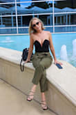 Babe Alert Black Notched Strapless Bodysuit. Looks good, but my husband told me that it's too provocative)) - Darya S.