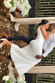 I'm an 8-8.5 depending, and I got these in an 8.5 for my vow renewal to make sure they weren't too small. They were PERFECT. Really comfortable and easy to walk in. Couldn't have been happier. - Sierra J.