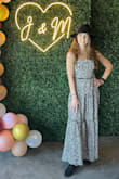 So I bought the dress that this model is wearing for a wedding and I couldn't resist buying the hat to go along with it lol. I got sooooo many compliments on it. And it has a string inside to make it adjustable. - Natalie W.