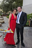 Bought this dress for a wedding in Mexico and got a lot of compliments!! I'm a 36C and I got a Medium and it was loose around the chest area, but it fit perfectly everywhere else so I didn't size down. Used dress tape and it held up for most of the night. The color was beautiful, I really loved it and I loved dancing with it on!! - Luisa L.