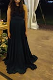 Runs long but other than that simply loved the dress. I tried at least 6 to 7 dresses from Lulus but this was my favorite. It did not require any adjustments on the top. - Madhumitha P.