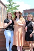 I bought this dress for my bridal shower and loved it! I'd put on a bit of weight the past few months and this dress didn't hug me in any wrong place and was super flattering. - Taylor W.