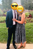 Wore it to a wedding and it was perfect. Such a gorgeous color and very subtle floral pattern. Got tons of compliments! Was a little tight on the chest but wasn't a problem for me. Maybe size up if you have a larger chest. - Kristin M.